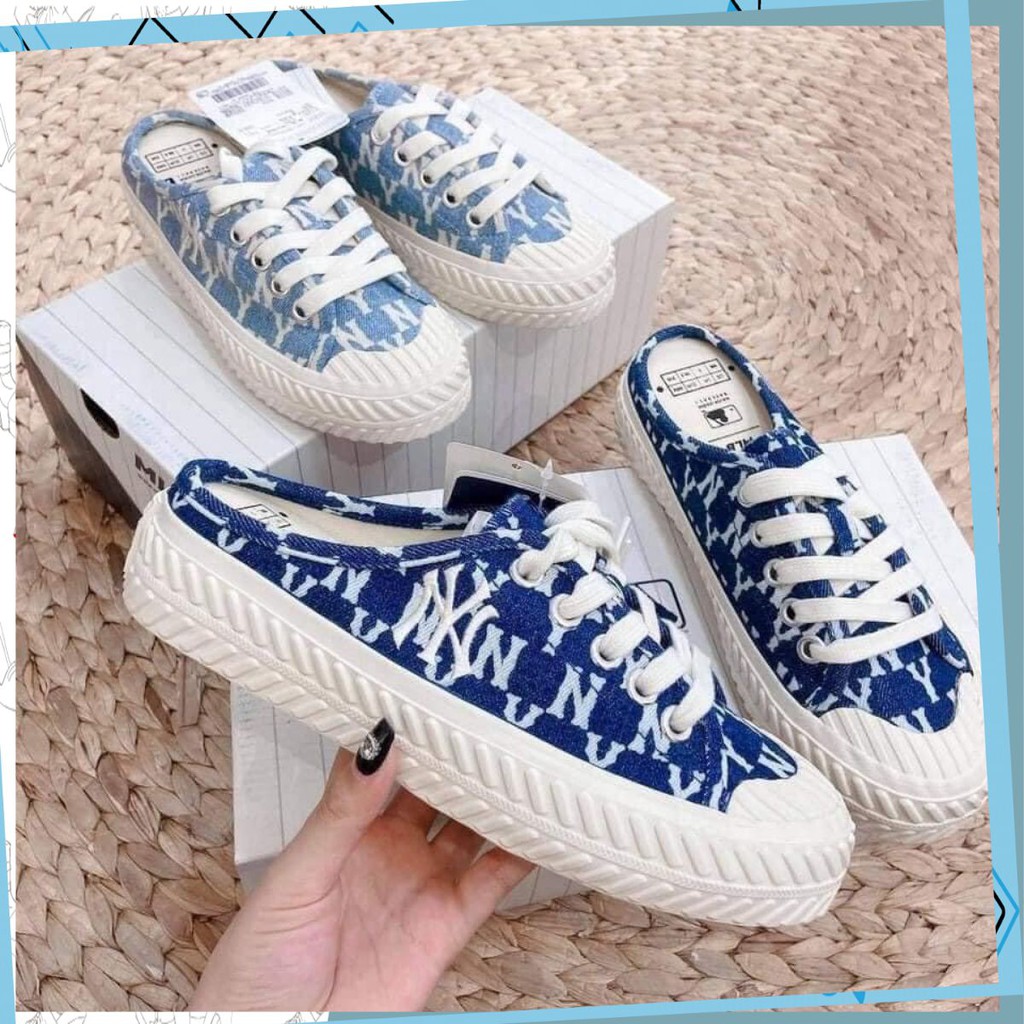 # GIÀY SỤC NY XANH SIÊU XINH SIÊU XỊN # [ CHẤT CHƠI ] hàng fom rộng