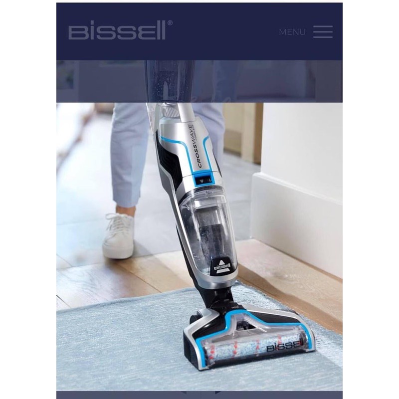 Máy lau nhà không dây Bissell CrossWave cordless 3 trong 1