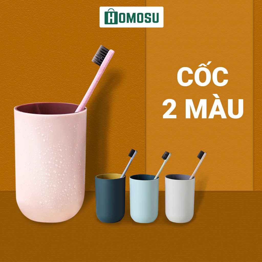 Cốc Nhựa Đánh Răng Uống Nước Đa Năng Dễ Thương Nhiều Màu Cao Cấp I002