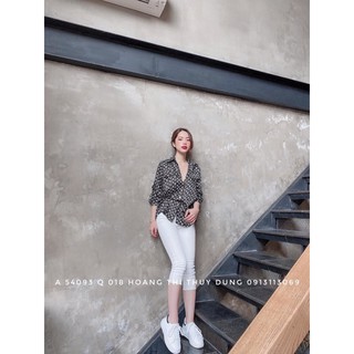 Sơmi LV lụa siêu hot - Màu đen