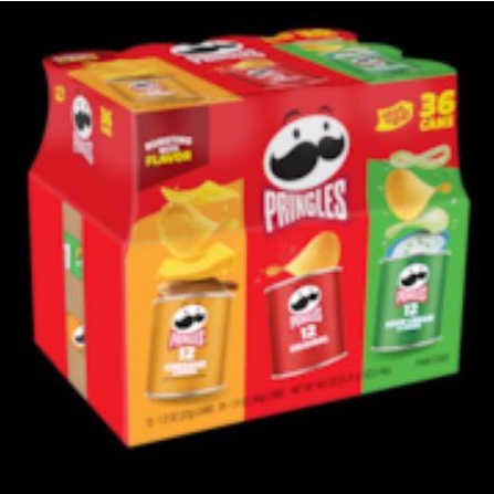 (Nhập Mỹ) Khoai tây chiên Pringles 3 vị