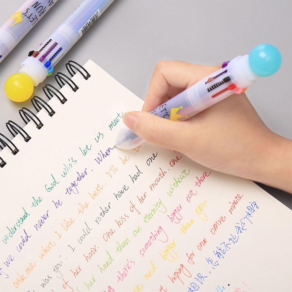 Bút Bi Hình Vương Miện 10 Màu Dễ Thương