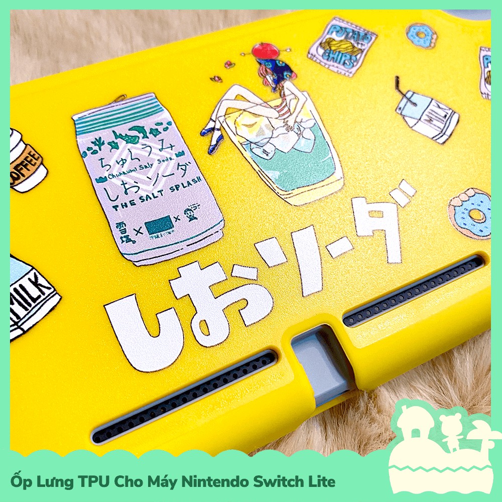 Ốp Lưng Case TPU Cho Máy Game Nintendo Switch Lite Hoạt Hình Nhật Bản