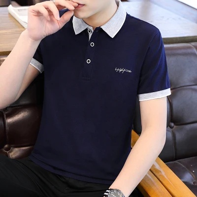 Áo thun polo tay ngắn màu sắc thời trang cho nam