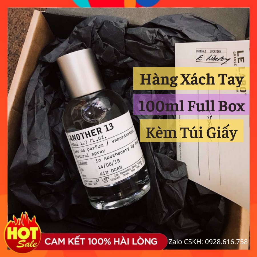 [CHÍNH HÃNG] Nước Hoa Nam Nữ Le Labo Another 13 Hàng Full Box 100% Hương Thơm Sang Trọng