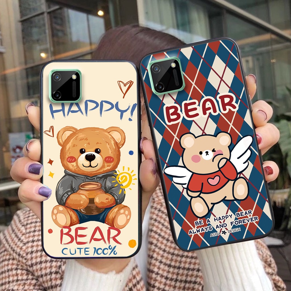 Ốp lưng Realme C11 / Realme C11 2021 / Realme C20 in hình cute, mẫu chú gấu siêu đẹp- GIÁ RẺ
