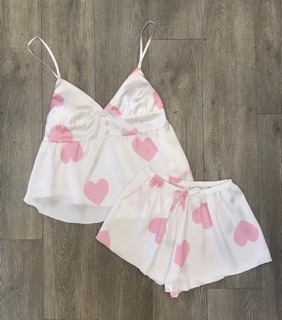 SET ĐỒ NGỦ LỤA TIM SIÊU HOT