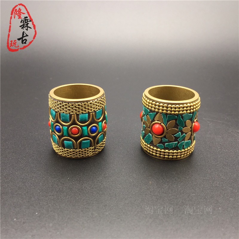 Nhẫn đồng phong cách retro