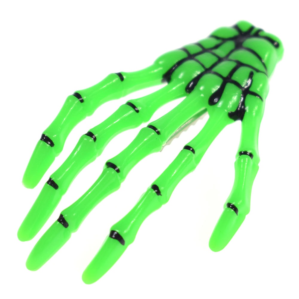 1 Piece Skeleton Claw Skull Hand Hair Clip Hairpin Zombie Punk Horror Bobby Pin Barrette