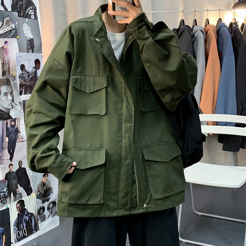 Áo khoác AOKANG nhiều túi phong cách Hàn Quốc dành cho nam