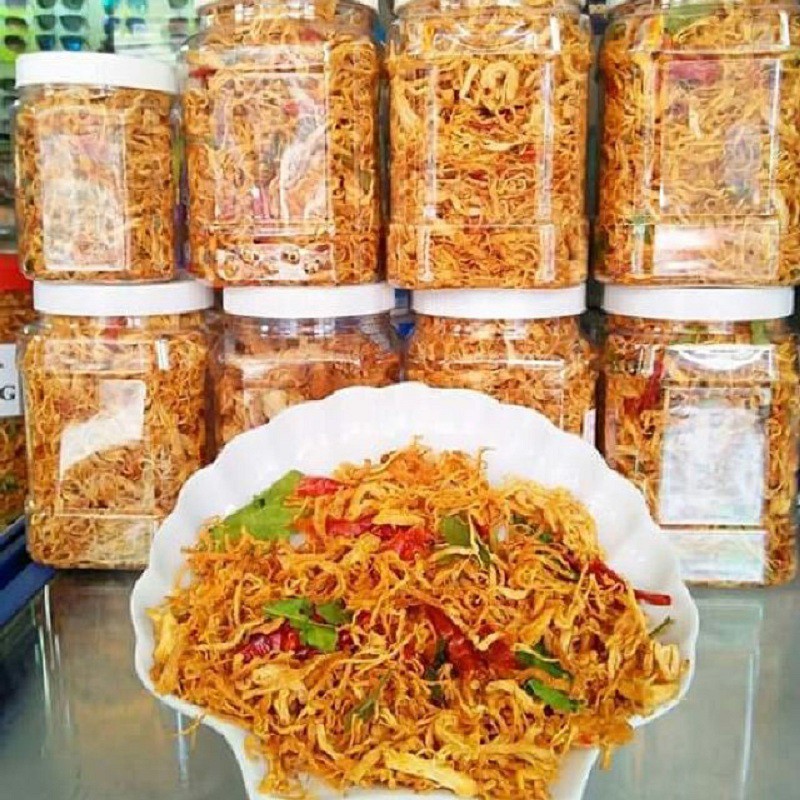 100GR KHÔ GÀ LÁ CHANH LOẠI 1 - SIÊU NGON - KHÔNG VỤN- 100GR | BigBuy360 - bigbuy360.vn