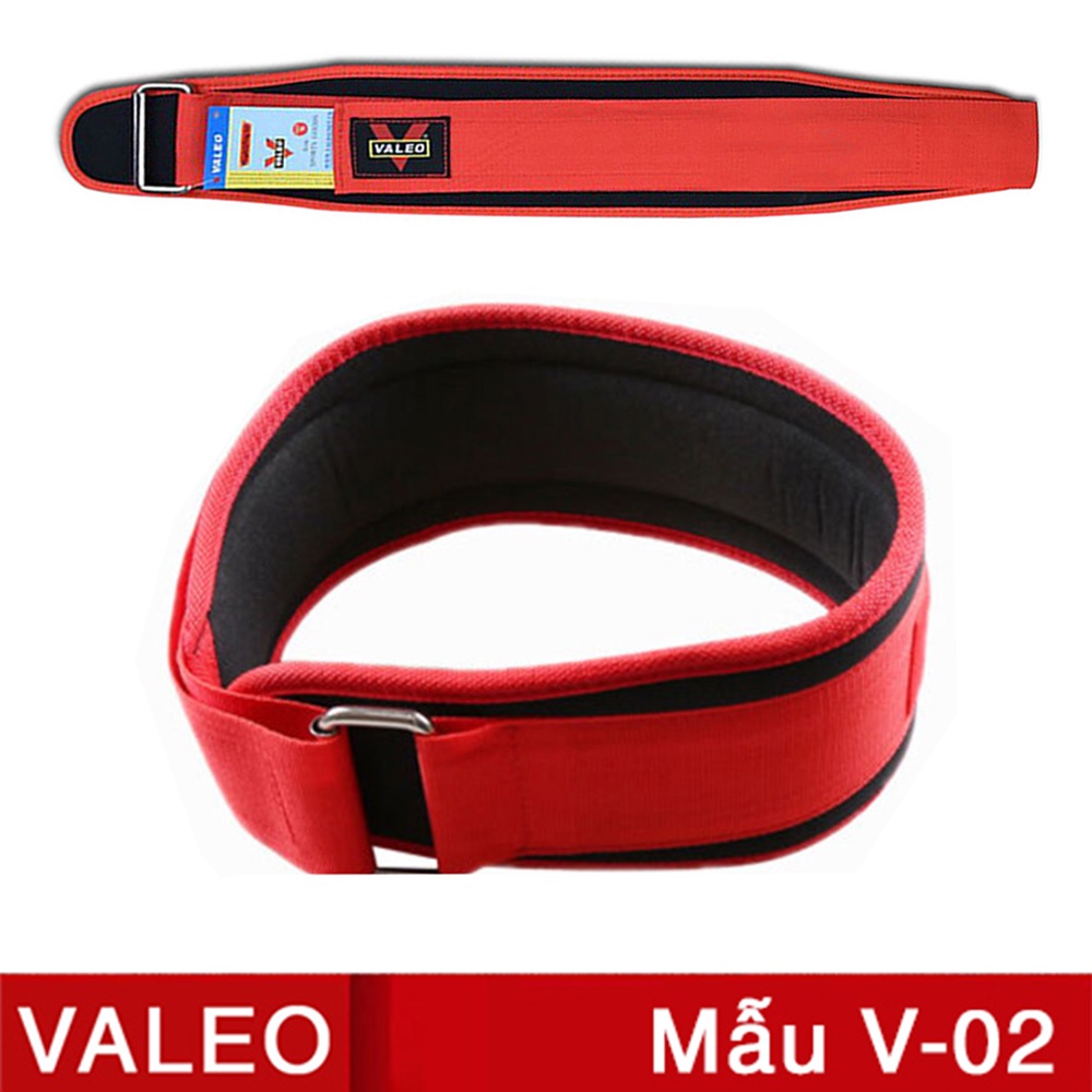 Đai lưng mềm Valeo bản 12.5cm - hỗ trợ bảo vệ lưng Tập Gym, gánh tạ, deadlift