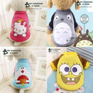 Maihien6014 -  20 Áo chó mèo nỉ cartoon