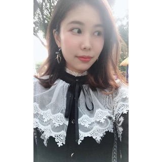 Sơ mi ren tiểu thư nơ <ORDER>