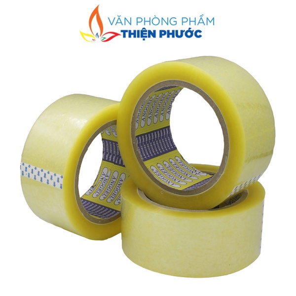 Băng keo trong 4.8cm Angles dán thùng dày 1.3kg-1.8kg-2kg độ dính 50MIC THIỆN PHƯỚC