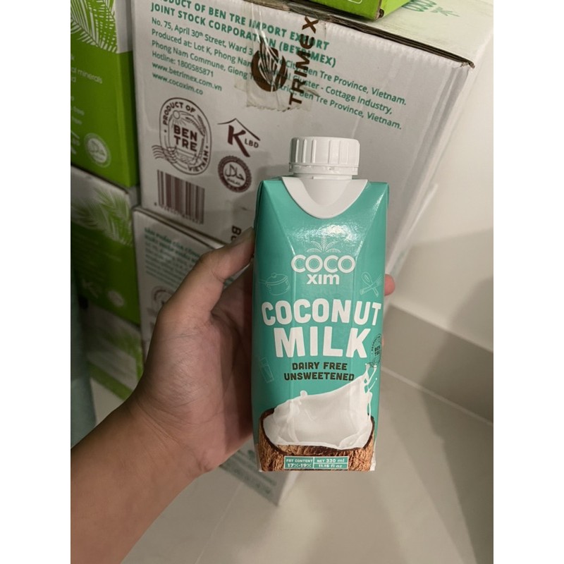 Nước cốt dừa Cocoxim 330ml 17-19%