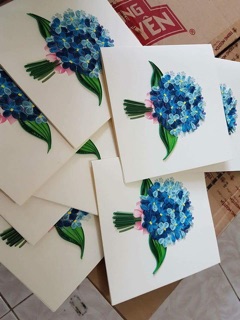 Thiệp quilling chúc mừng 