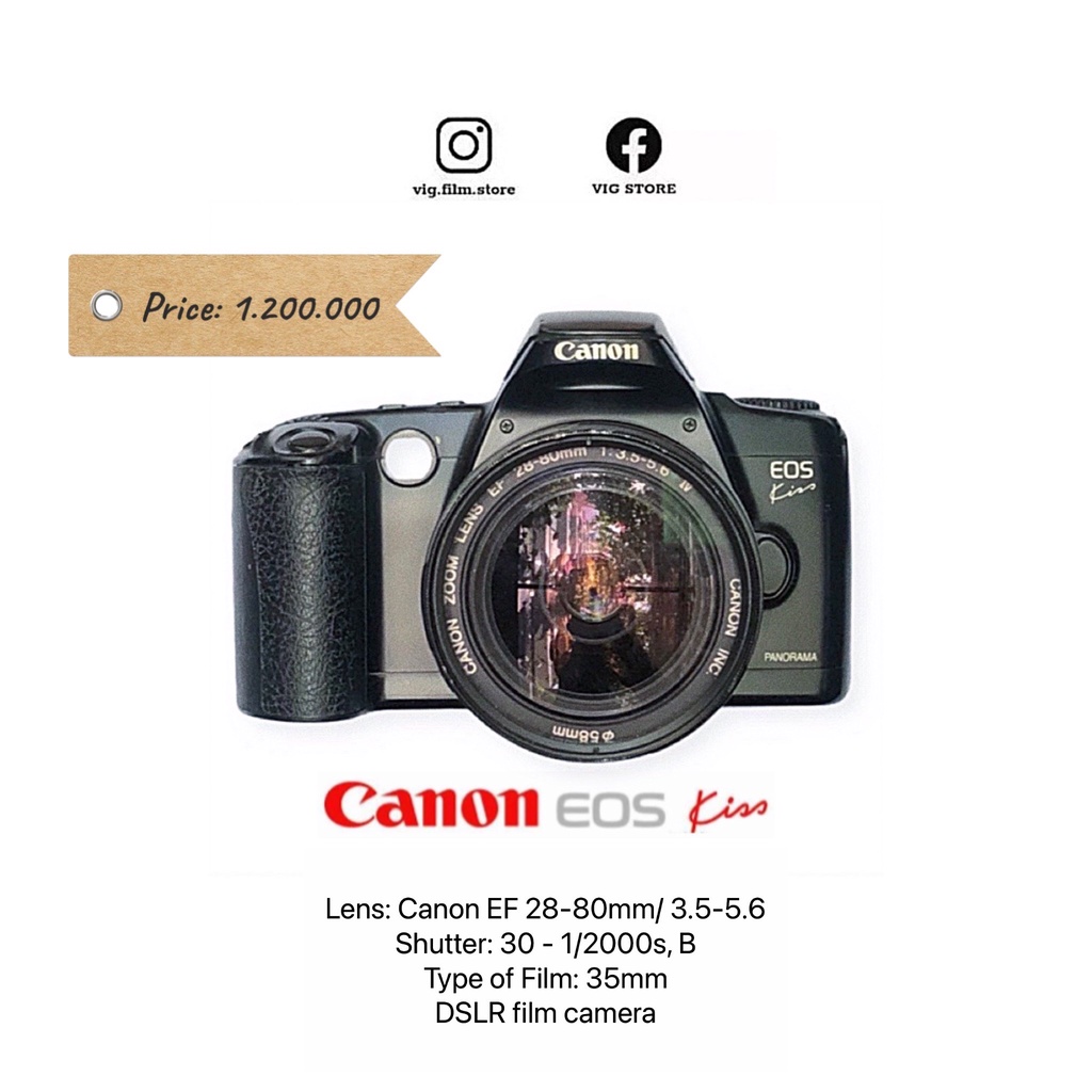 Máy ảnh film SLR Canon EOS KISS