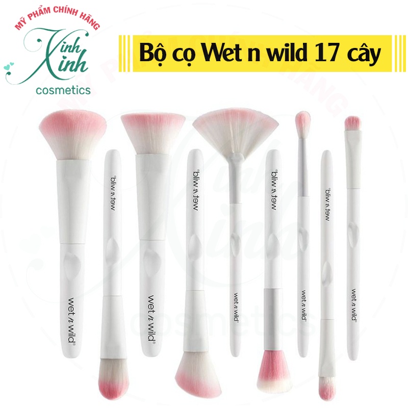 [CHÍNH HÃNG] Bộ cọ WET N WILD 17 cây/ cọ lẻ wet n wild các loại ( mỗi cây đều có túi hãng riêng biệt)