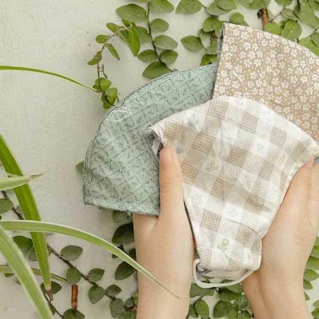 KHẨU TRANG VẢI MỎNG ( 2 LỚP )