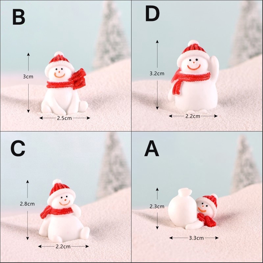 Mô hình mini phong cách Giáng sinh trang trí sân vườn