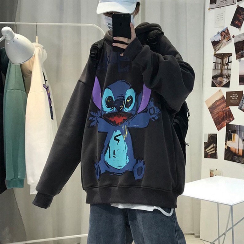 Áo hoodie nam nữ form rộng Unisex Stick012 siêu xinh, Áo Sweater unisex nam nữ nỉ có mũ phong cách oversize streetwear | BigBuy360 - bigbuy360.vn