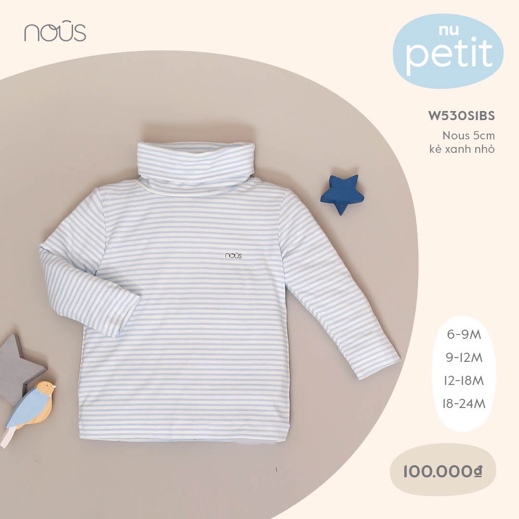 Áo Giữ Nhiệt Nous 3-6m, 6-9m, 9-12m, 12-18m, 18-24m Chính Hãng | Minizon Kids