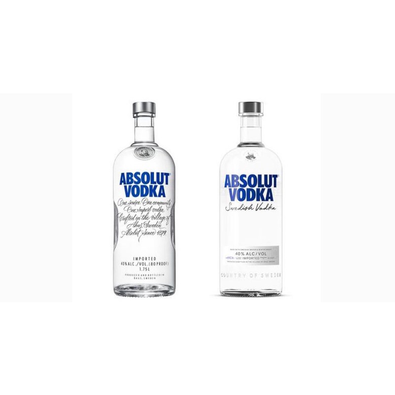 Vỏ Chai Rượu Thuỵ Điển Absolut Thủy Tinh 750ML Cực Đẹp.