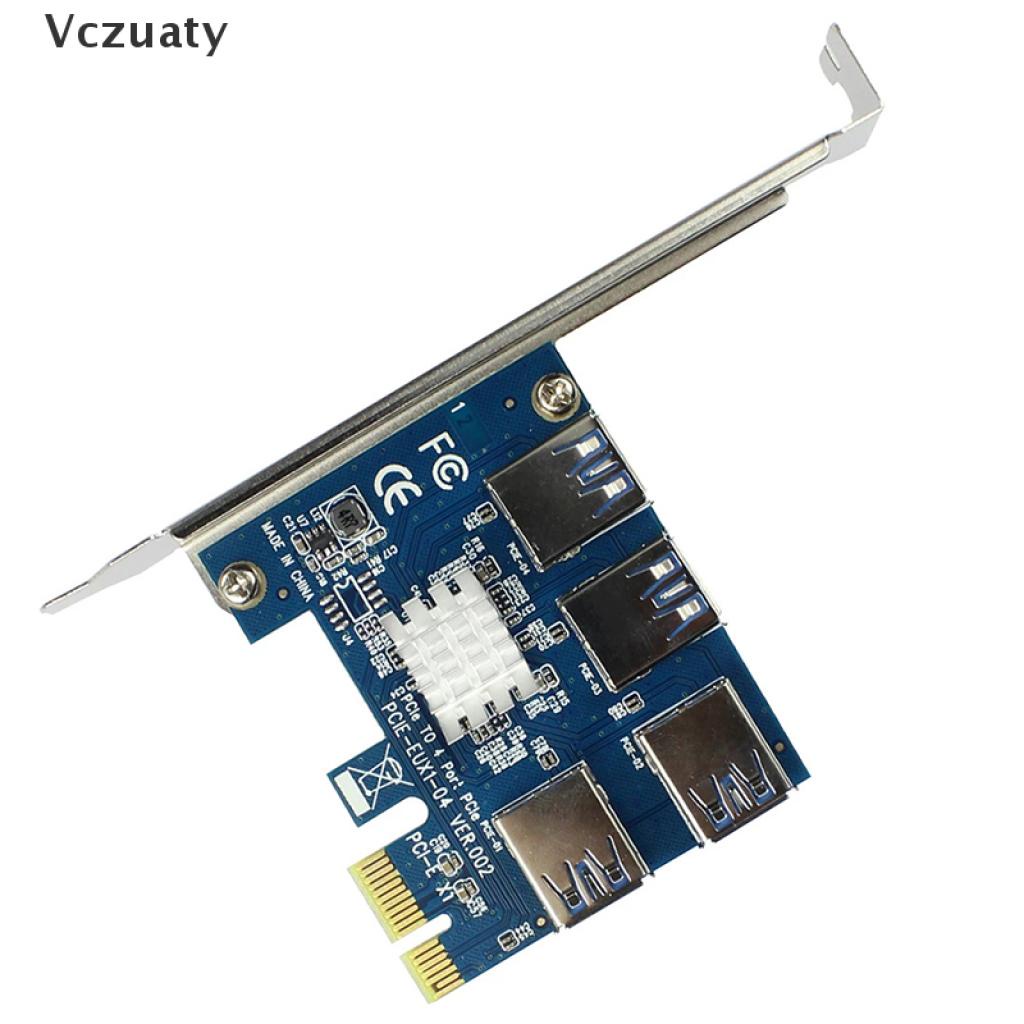 Card Chuyển Đổi Pci-E 1x Sang 4 Pci-E 16x Khe Cắm Pci-E 1x | BigBuy360 - bigbuy360.vn