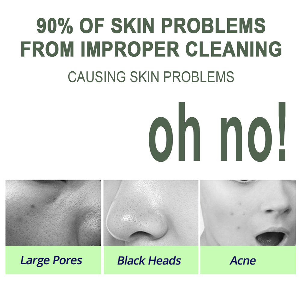 [Hàng mới về] Mặt nạ bùn trà xanh tự nhiên dưỡng ẩm loại bỏ mụn kiềm dầu chăm sóc da mặt/ Cọ đắp mặt nạ/ Muỗng trộn