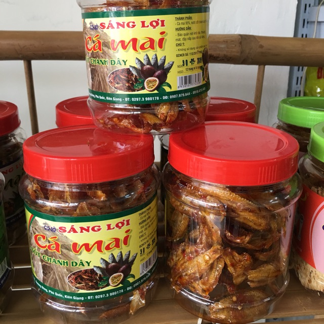 Cá mai sốt chanh dây hủ 150g