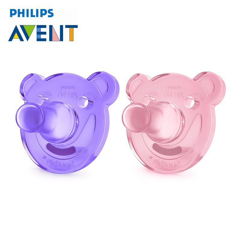 Ti ngậm silicon chuẩn y tế Philips Avent cho bé (3m+)