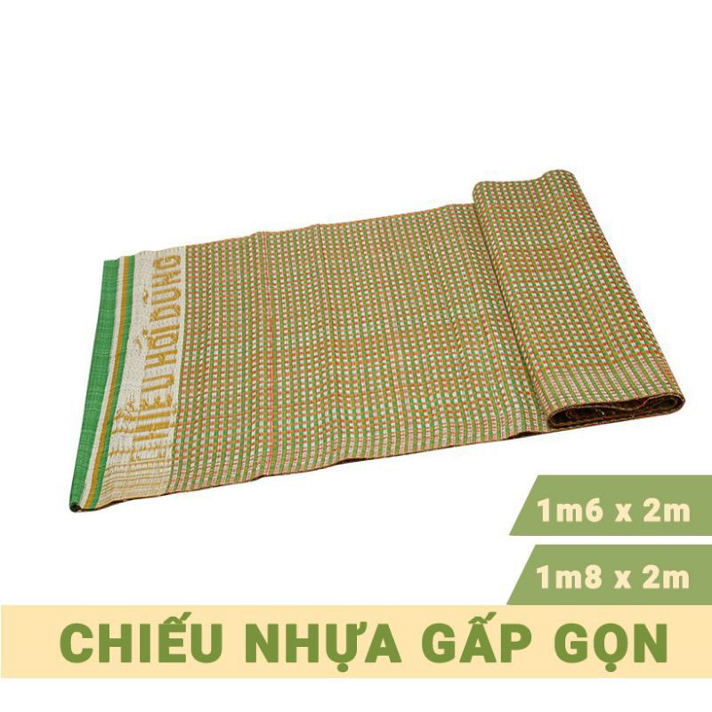 Chiếu nhựa gấp gọi cao cấp 1m2, 1m6x2m, 1m8x2m