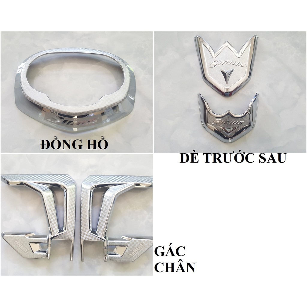 Ốp trang trí Sirius Fi 2014-2021 mạ crom Artistar