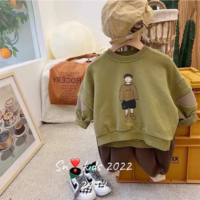 Sét bộ da cá qc cá tính cho bé trai từ 8-19kg🌸