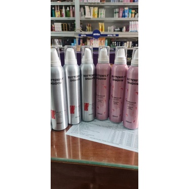 Mousse tạo kiểu BUTTERFLY SHADOW foam mút bọt  Chính Hãng  mùi thơm tinh tế sang trọng giữ nếp lọn tóc uốn xoăn cấp ẩm