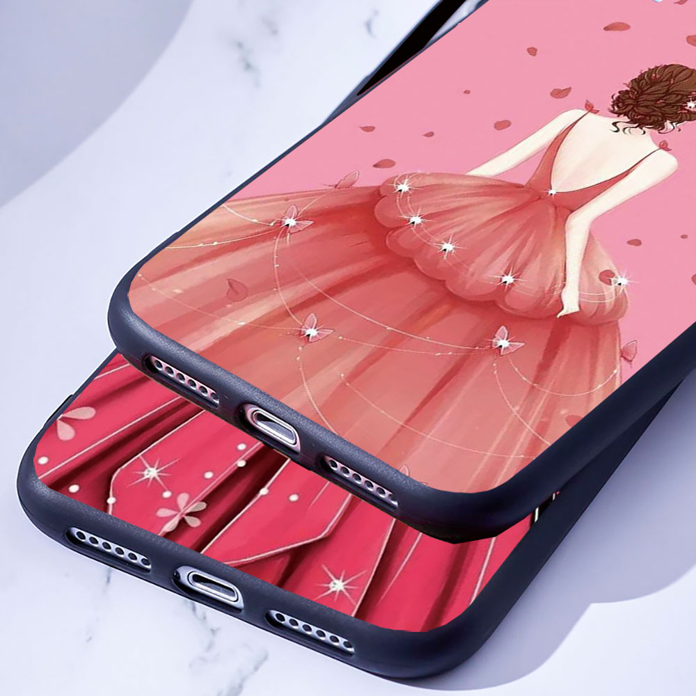 Ốp Lưng Silicone Mềm In Hình Cô Gái Cho Samsung Galaxy A11 A21 A21S A31 A51 A71