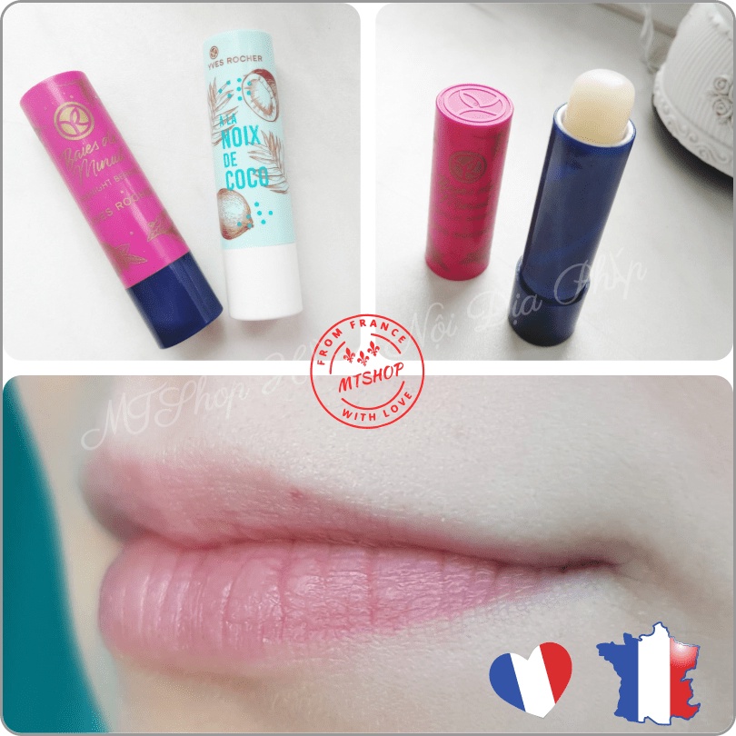 Son Dưỡng Thiên Nhiên Nội Địa PHÁP YVES ROCHER - Môi Mềm Như Nhung