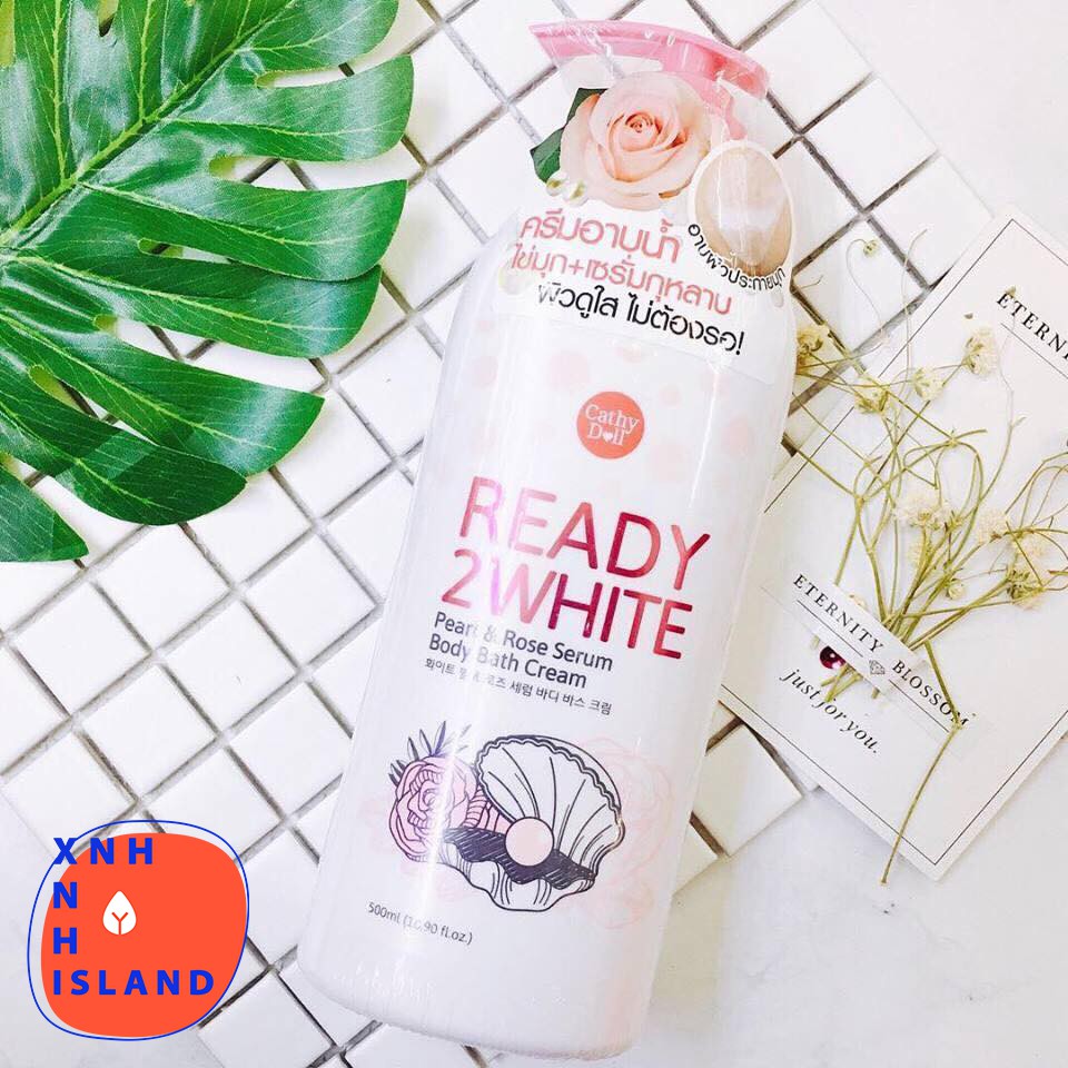 Sữa Tắm Cathy Doll Ready 2 White Pearl Rose Serum - 500ml
