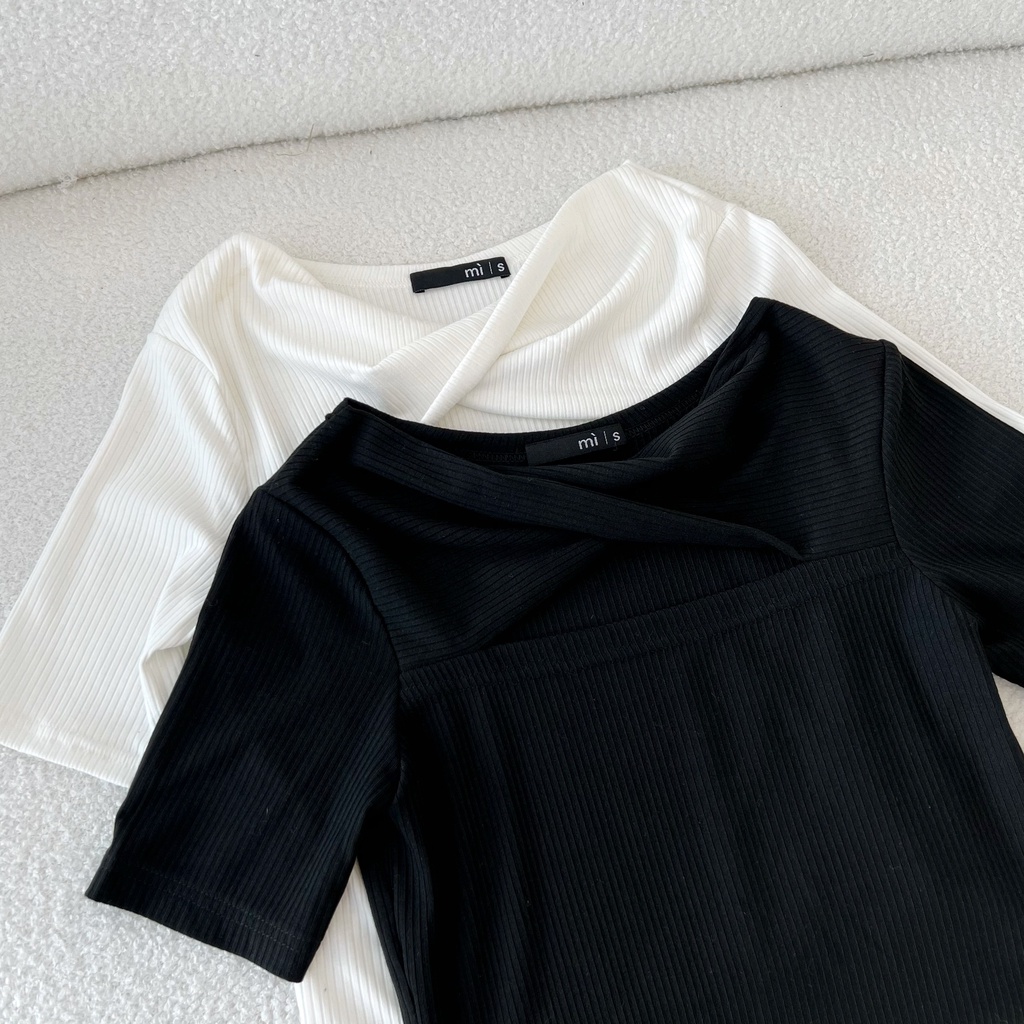 ÁO XOẮN CỔ TAY NGẮN ARI - ARI TOP