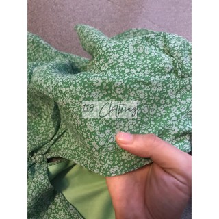 Đầm maxi hoa nhí sẻ tà