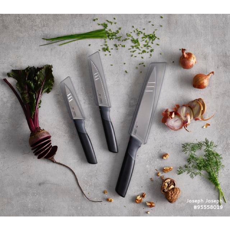 CHÍNH HÃNG🇩🇪 Bộ 3 Dao Cao Cấp Joseph Joseph 000726 - Japanese Steel THÉP NHẬT BỀN ĐẸP