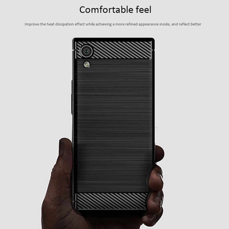 Ốp điện thoại silicon chống rơi dành cho Sony Xperia Xa1 tùy chọn màu sắc