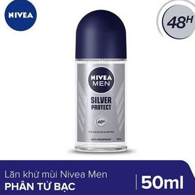 Lăn Khử Mùi Nivea Phân Tử Bạc 50ml