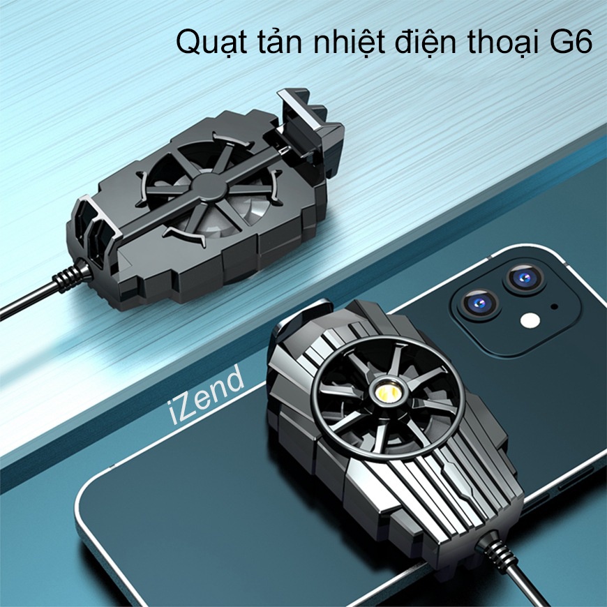 Quạt kẹp điện thoại tản nhiệt cực mát G6