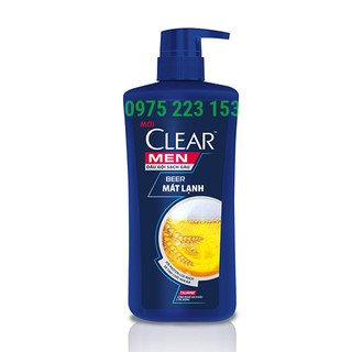 Dầu gội sạch gàu dành cho nam Clear Men Beer mát lạnh 650g