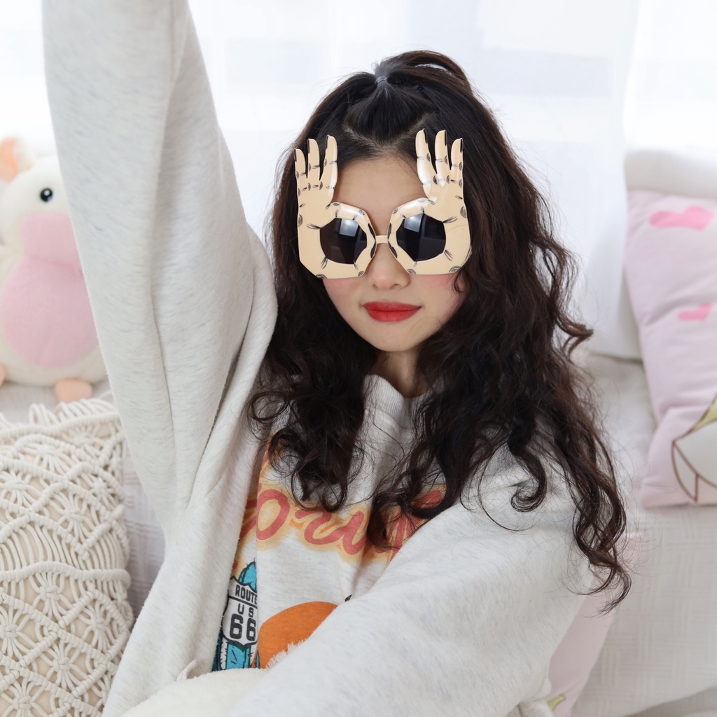 Mắt Kính Phong Cách hip hop 'OK' OK Vui Nhộn Dùng Làm Đạo Cụ Chụp Ảnh / Trang Trí Tiệc