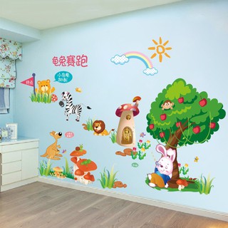 Decal dán tường cây táo mới