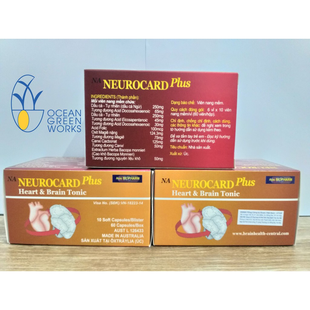 NA Neurocard Plus (Hộp 60 viên nang) Nhập Khẩu Úc Hàng Chính Hãng | BigBuy360 - bigbuy360.vn