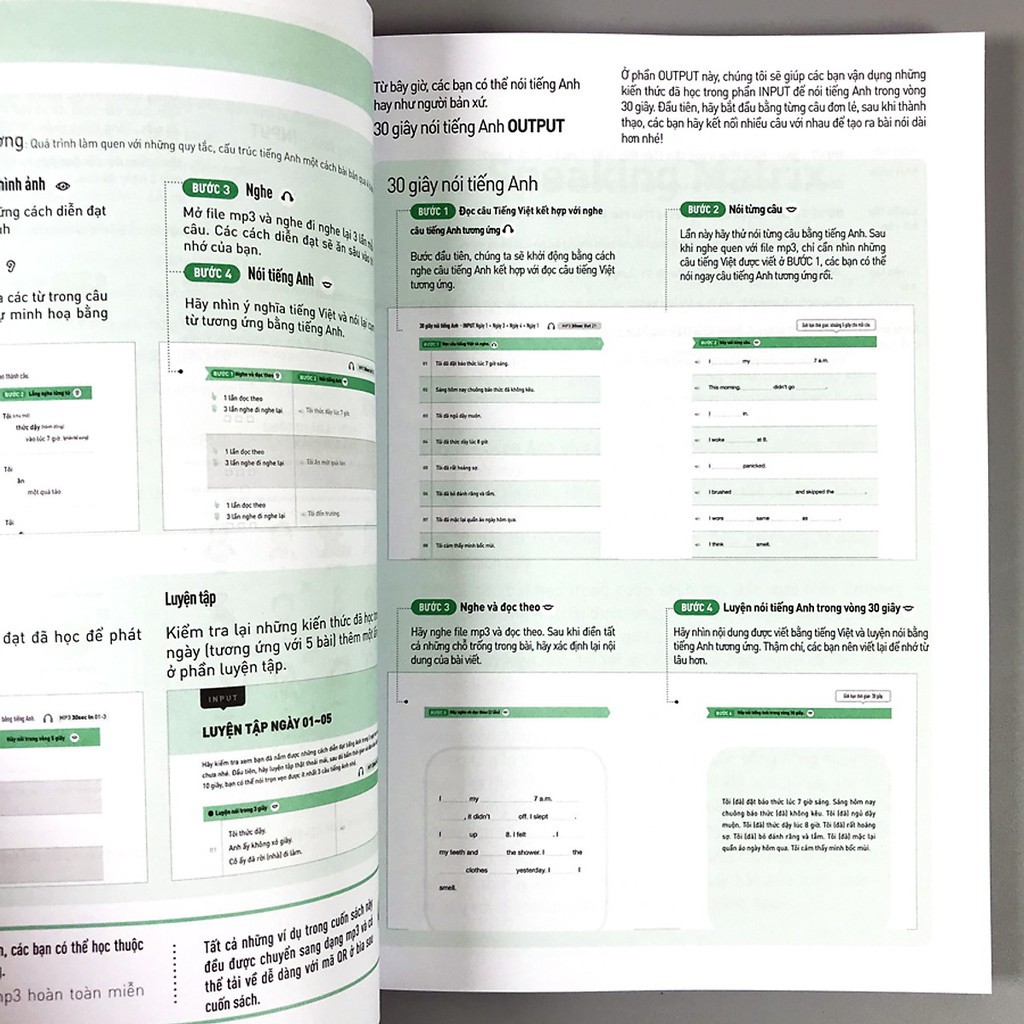 Sách - Speaking Matrix - 30 Giây Nói Tiếng Anh Như Gió